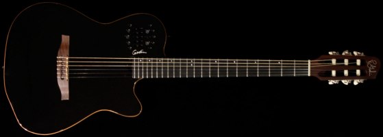 Godin ACS-SA Slim Nylon Black Pearl HG (SN: 13103161) | Gino Guitars